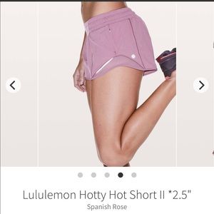 SOLD ON MERCLululemon hotty hot shorts